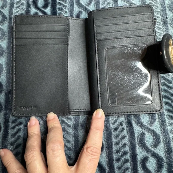 Coach Black and Tan Crossbody Bag with Matching Wallet - Picture 11 of 13